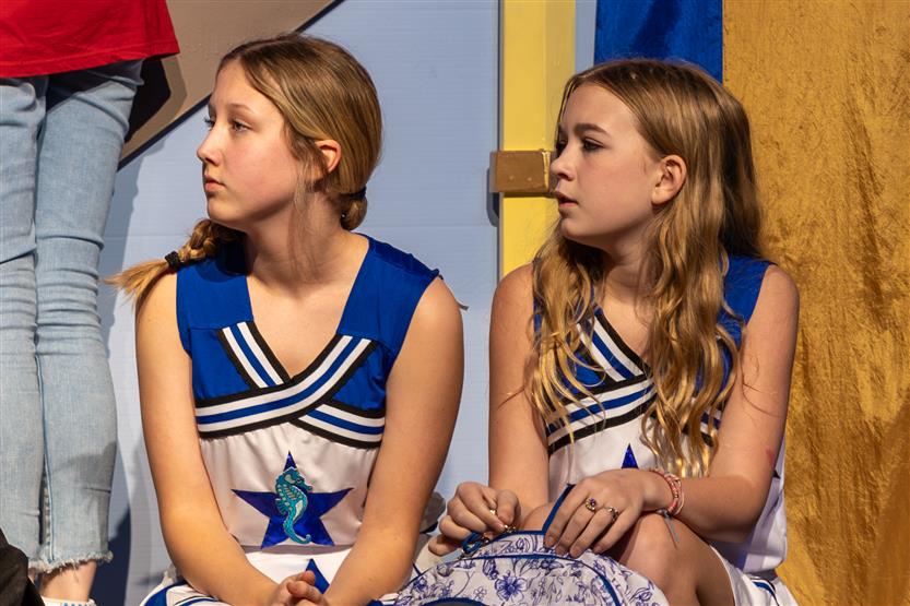 Students onstage
